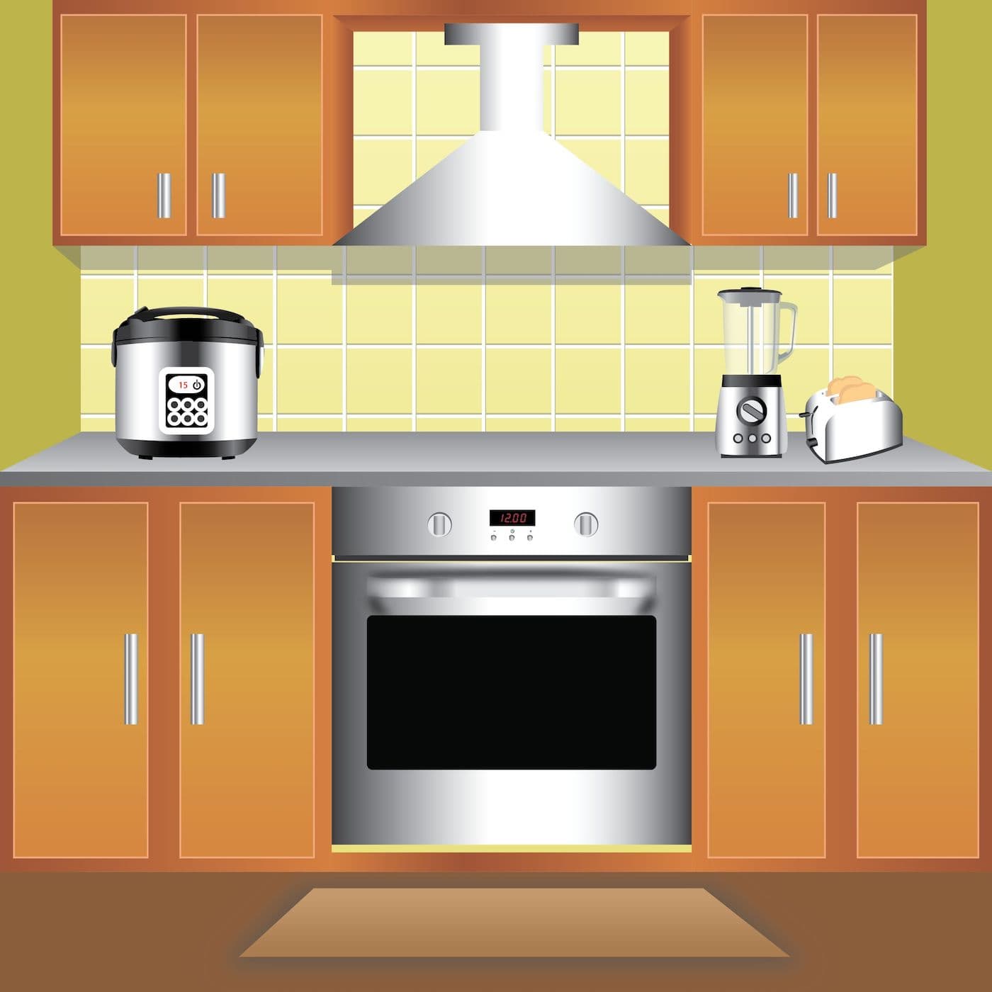 Forno de embutir a gás