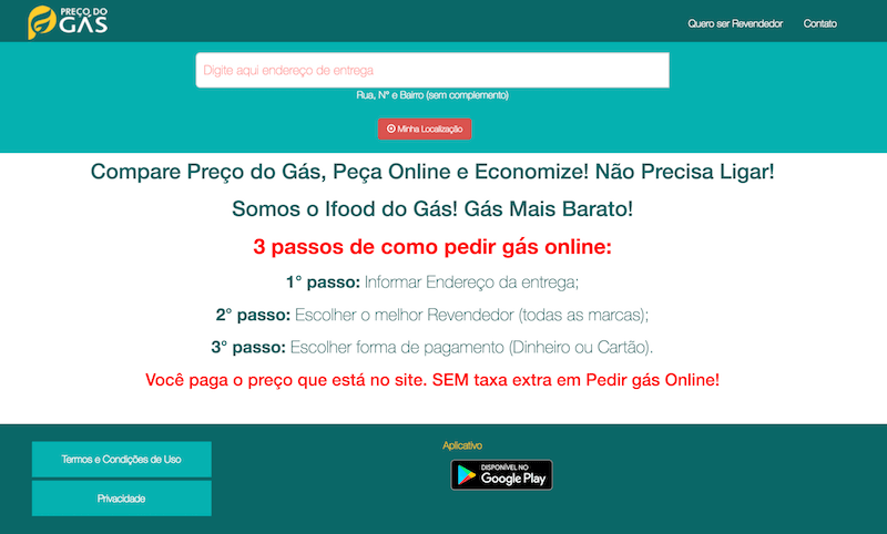 Vantagens de comprar gás de cozinha pelo aplicativo